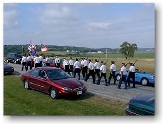 Legion members lead the Memorial Day ceremonies every year in Arenzville