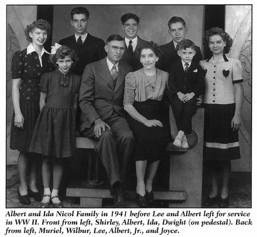 Albert and Ida Nicol family